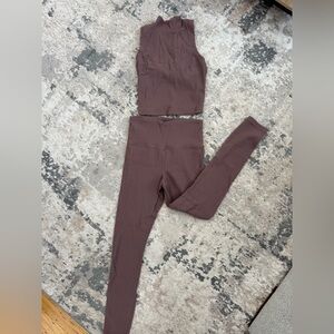 athleta x alicia keys ribbed set